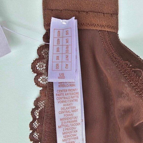 Savage X Fenty, Women's Curvy Microfiber & Lace Balconette-Brown. Size:40DD. NWT - Picture 5 of 16